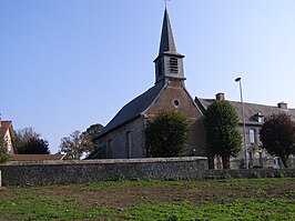 De kerk van Aymeries