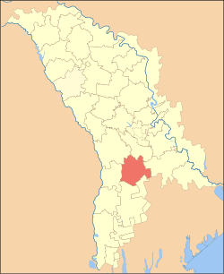 Localização de Cimişlia na Moldávia