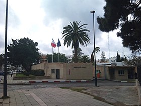 Vue de la mission diplomatique