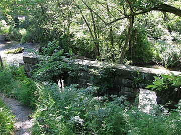 Ruins of the former Kent flour mill along the Cuyahoga River. Picture taken by my grandfather Barton Derby.