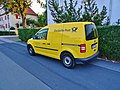 German post van (now DHL Group) in the traditional yellow