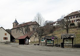 The church of Notre-Dame-Auxiliatric, in Auxelles-Haut