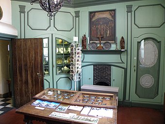 L’une des pièces de la maison no 1 aménagée en musée.