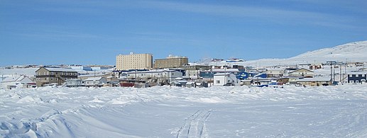 Høvuðsstaðurin Iqaluit á vetri.