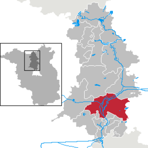 Poziția localității Oranienburg