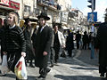 Rue Mea Shearim à Jérusalem.