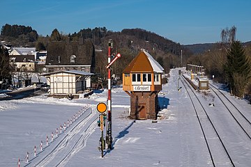 Denkmalgeschütztes Stellwerk (2017)