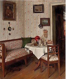 Room Decorated in Biedermeier Style