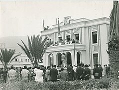 Ceremonia de cesión de Ifni a Marruecos, 1 Julio 1969.