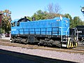 An ALCO S2 at Mid-Continent Railway Museum, North Freedom, Wisconsin