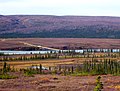 El río Susitna es el único puente en la carretera.