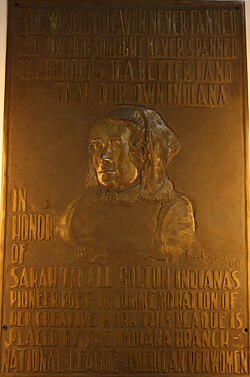 The Sarah T. Bolton relief