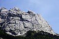 Engelhörner-Westgruppe – Sattelspitzen, Tannenspitze & Rosenlauistock von Nordnordwesten : Nordwand (Rosenlauiflanke)