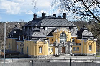 Haga tingshus, uppfört 1907.