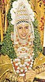 Image 2Jewish Yemenite bride in traditional bridal vestment, adorned with a henna wreath, 1958 (from Culture of Israel)