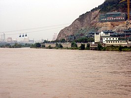 De Gele Rivier bij Lanzhou