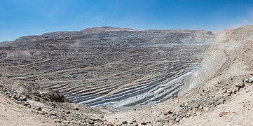 La mine de cuivre de Chuquicamata.