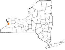 Location of Buffalo in New York State