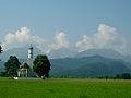 Landskap i Ostallgäu ved Schwangau. Foto: Christoph Radtke