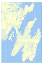 Kaart van Oost-Newfoundland met aanduiding van de Wabana Group (klik om te vergroten)