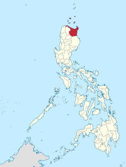 Mapa ning Saug Cagayan ampong Cagayan ilage