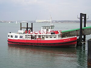 Hotspur IV at Hythe pier head