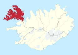 The Vestfirðir area