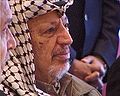 Yasser Arafat, Palestinian nationalist and Nobel Peace Prize laureate.