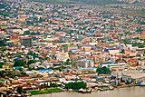 Georgetown vanuit de lucht