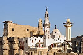 The Abu Haggag Mosque inside the temple