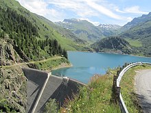 barrage et lac de La-Gittaz