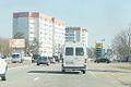 Entrance to Boryspil from Kyiv-Boryspil motorway