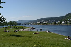 Part of the River Park in Drammen