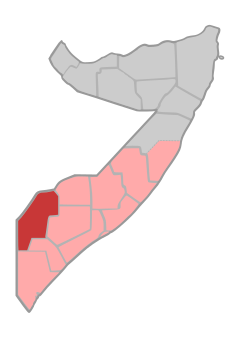 Location in Somalia