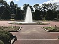 京都府立植物園 沈床花壇の噴水