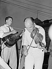 Un violoniste Cajun à Crowley, Louisiana, 1938