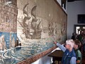 The tapestry ordered at the same time as the painting by Van Wieringen. This is still installed in the city hall on the wall that was built for it (the Lieven de Key wing)