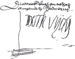 Handtekening Diederik Vijgh