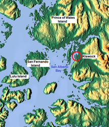 Klawock – Mappa