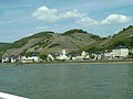 Assmannshausen au printemps (vue d'un bateau)