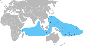 Description de l'image CoconutCrab distribution map.svg.