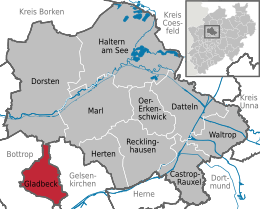 Gladbeck – Mappa