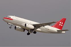 Airbus A319 der deutschen PrivatAir GmbH