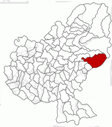 Location in Mureș County