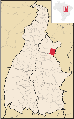 Localização de Recursolândia no Tocantins