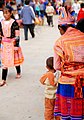 Miao on market day in Laomeng village