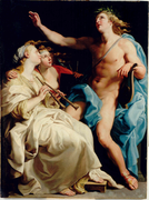 Pompeo Batoni, Apolon i dvije muze, 1741.