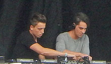 Blasterjaxx (Idir Makhlaf right and Thom Jongkind left) live at Spring Awakening 2014