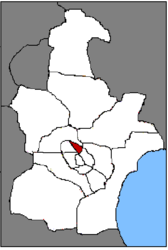 Distretto di Hebei – Mappa