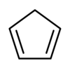 Skeletal formula of cyclopentadiene